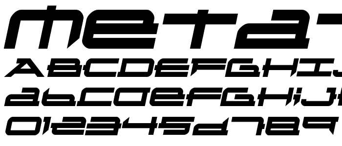 Metatron2 font