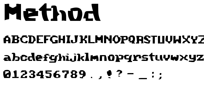 Method font