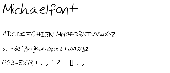 MichaelFont font