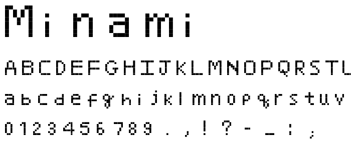 Minami font