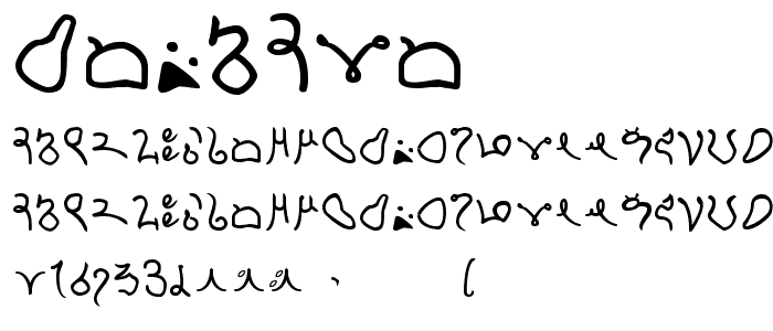 Minbari font