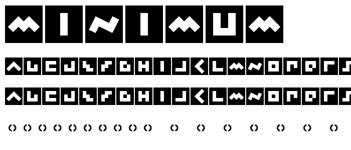 Minimum font