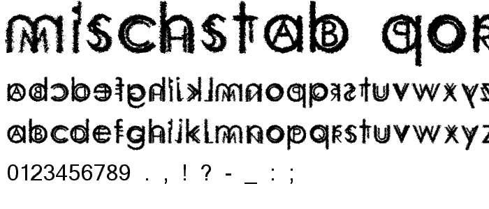 Mischstab Portion Control font