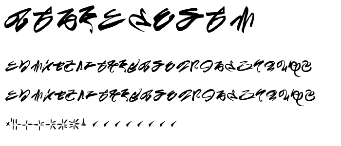 Miskatonic font
