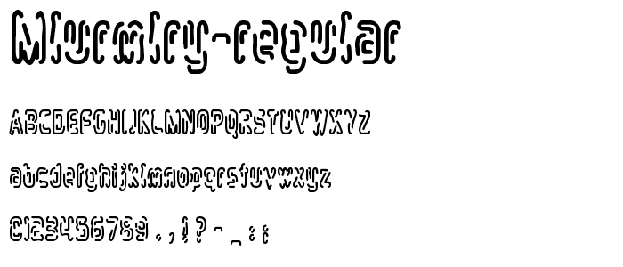 Mlurmlry-Regular font