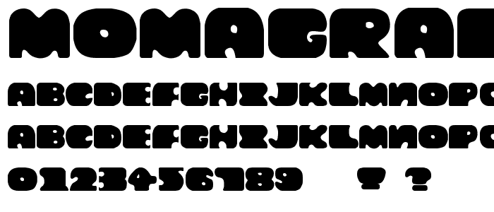 MomaGrape font