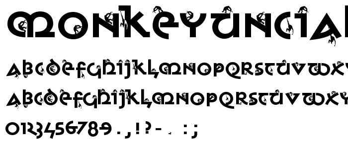 MonkeyUncialica font