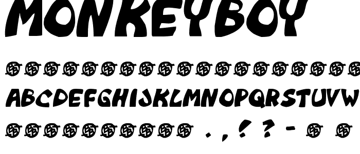 Monkeyboy font