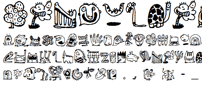 Monsterocity font