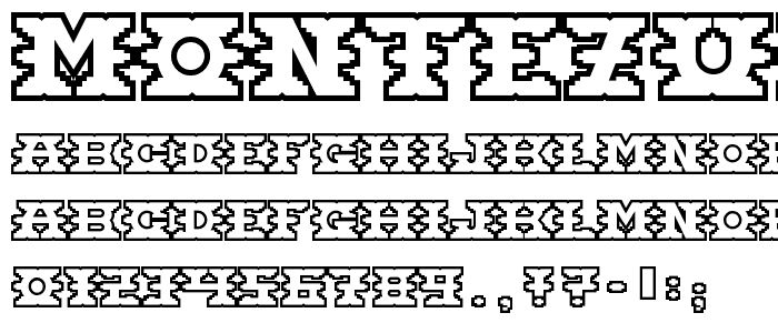 Montezuma font