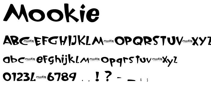 Mookie font
