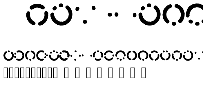 Morseircle code font