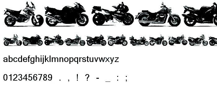 MotorBikez font