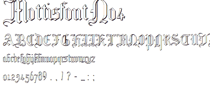 MottisfontNo4 font