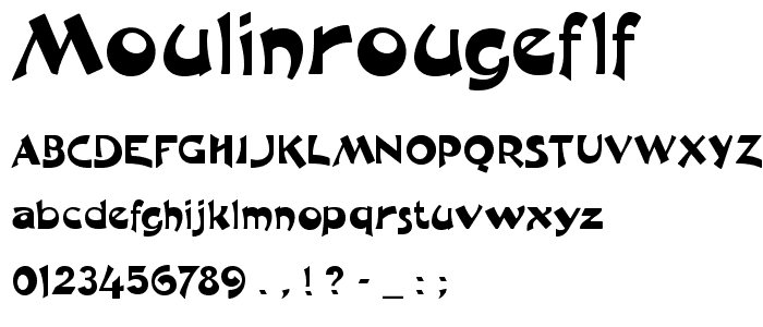 MoulinRougeFLF font