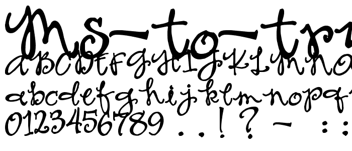 Ms to try a bon font