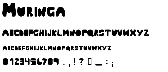 Muringa font