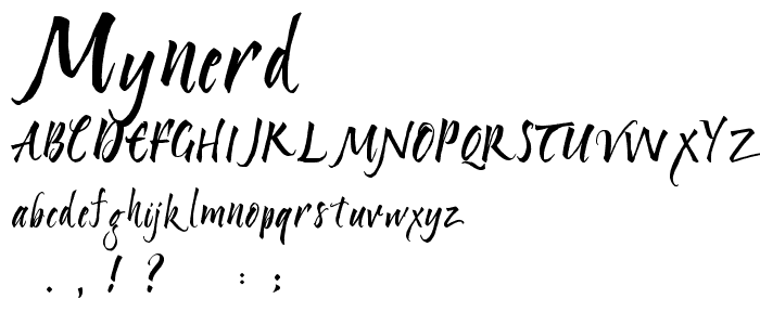 My Nerd font