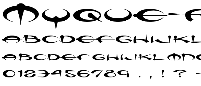 Myque Rounded font