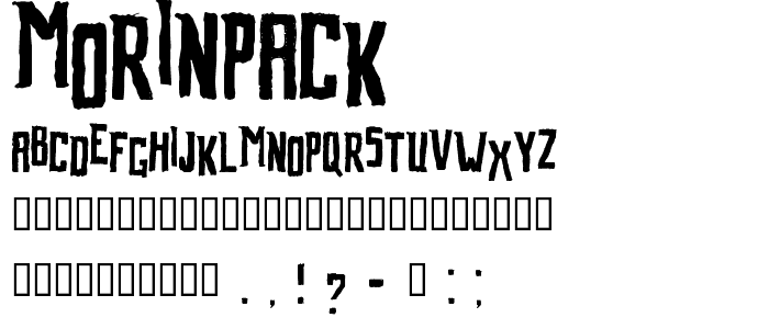 mOrinPack2 font