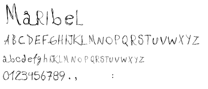 maribel font