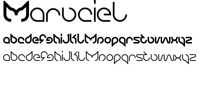 maruciel font