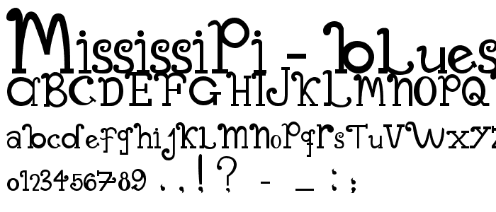 mississipi blues font