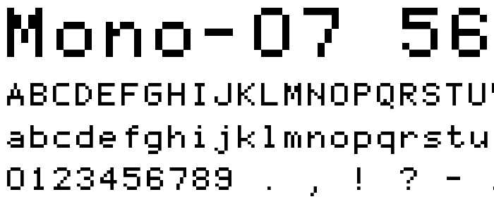 mono 07_56 font