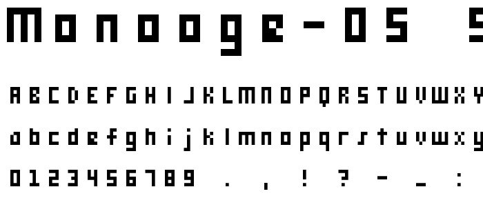 monooge 05_56 font