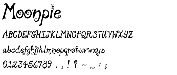 moonpie font