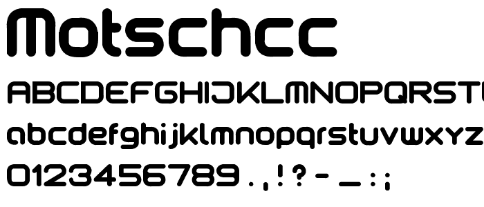 motschcc font