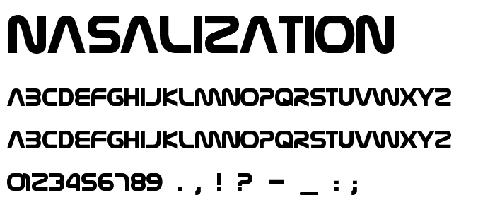 Nasalization font