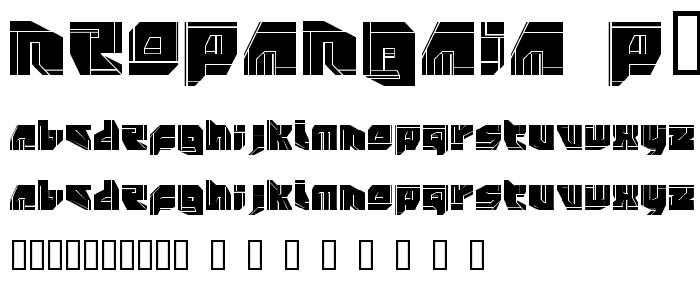 NeoPangaia[p2] font