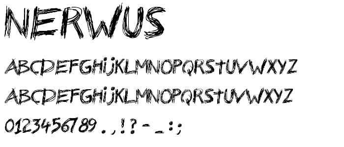 Nerwus font