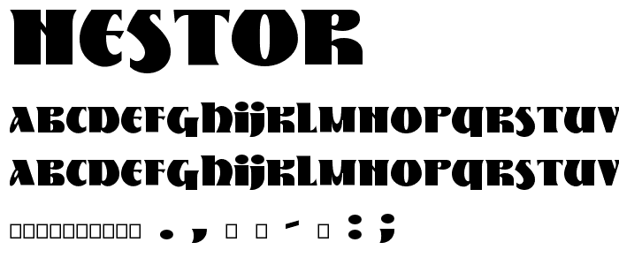 Nestor font