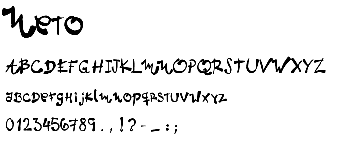 Neto font