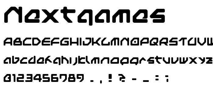 NextGames font