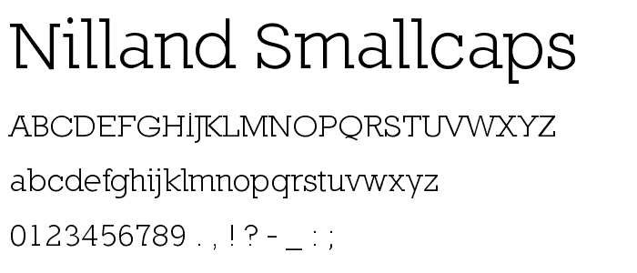 Nilland-SmallCaps police