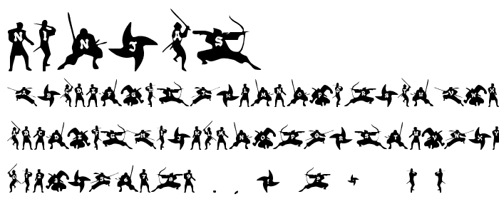Ninjas font