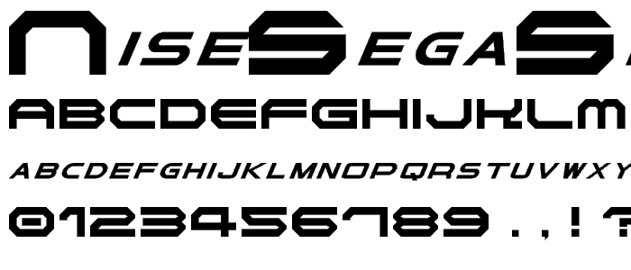 NiseSegaSports2k3 font