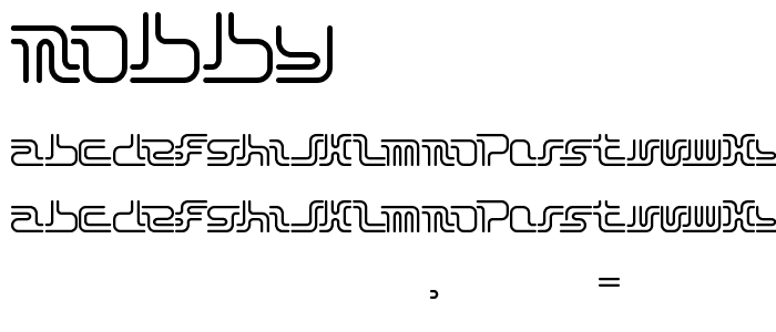 Nobby font