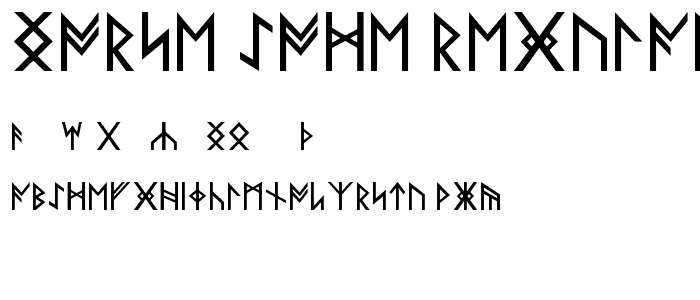 Norse Code Regular font