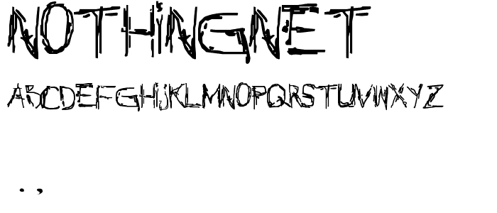 NothingNet font