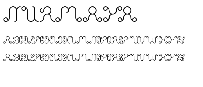 Nurmaya font