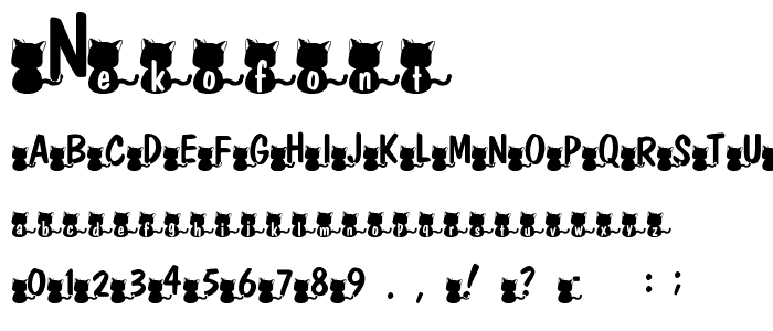 nekoFont font