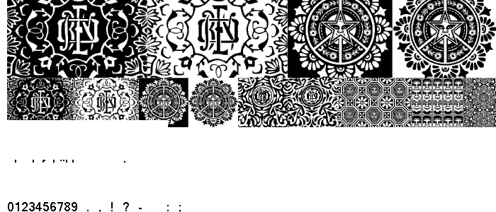 ObeyPatterns font