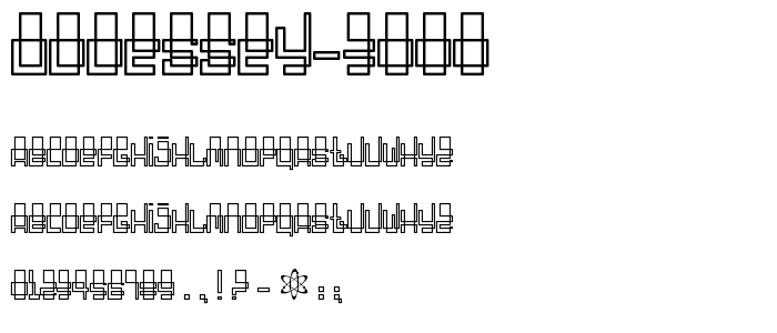 Oddessey 3000 font