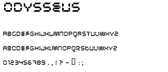 Odysseus font