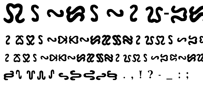 Ophidean Runes font
