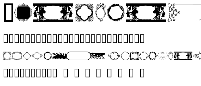 Ornamental Frames I police